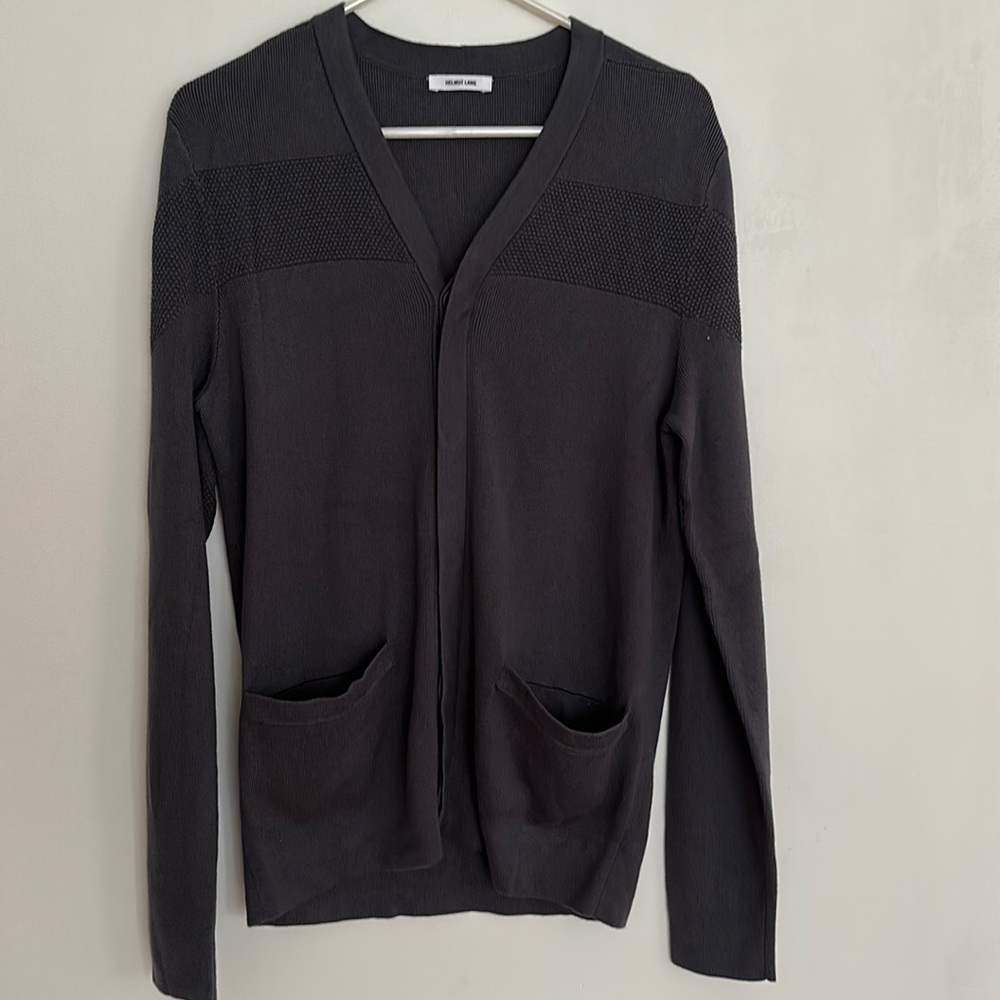 Helmet lang men’s cardi- M